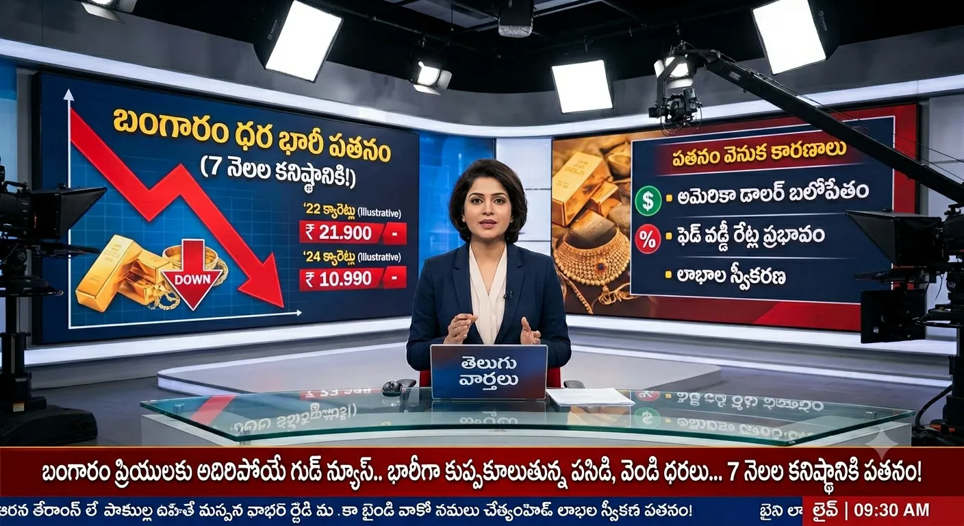 బంగారం ప్రియులకు అదిరిపోయే గుడ్ న్యూస్