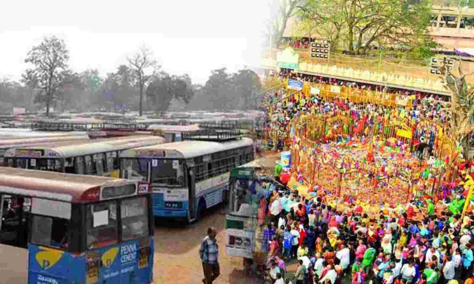 మేడారం జాతరకు 6 వేల బస్సులు సిద్ధం